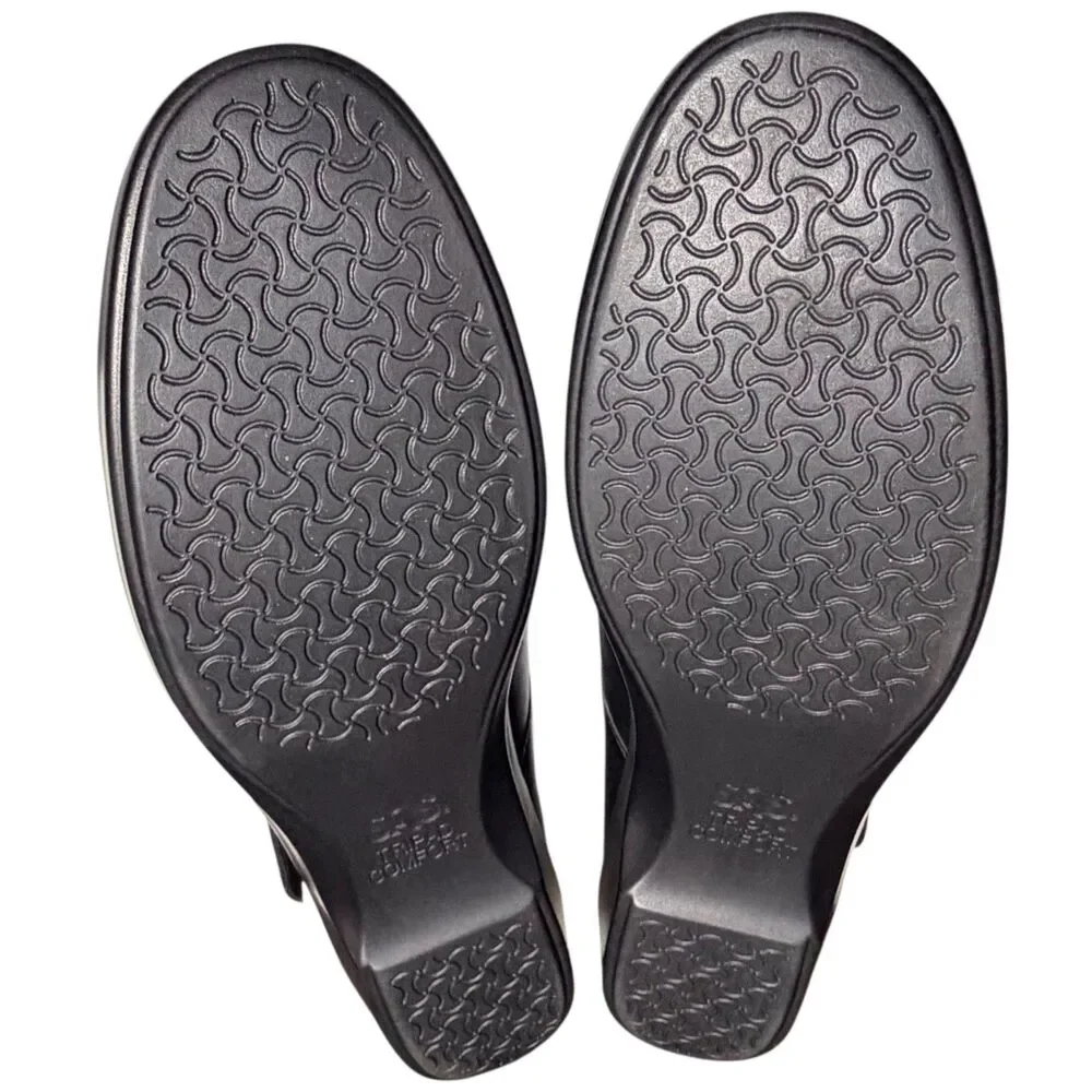 SAS Maria Mary Jane Leather Shoes Black Tripad Comfort Size 11